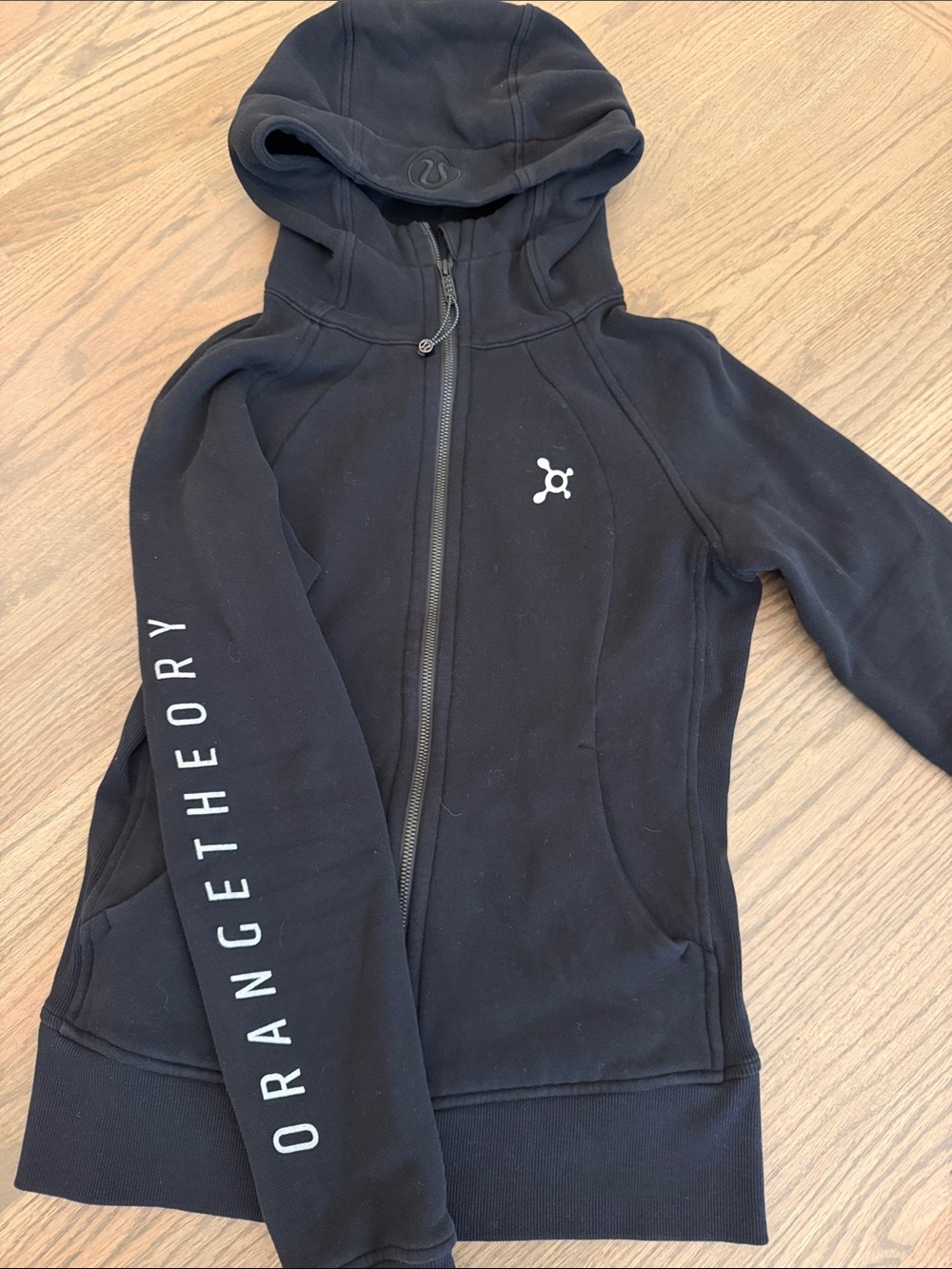 Excellent! Lululemon Orangetheory Scuba Full-Zip Hoodie Sz 6